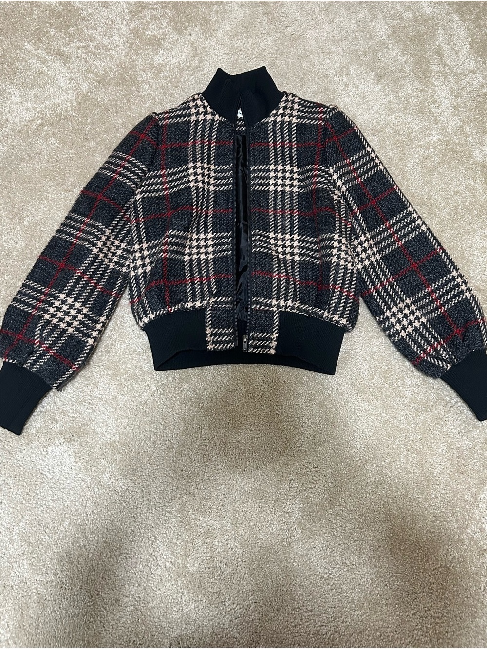 Express x Negin Mirsalehi Wool Bomber Jacket